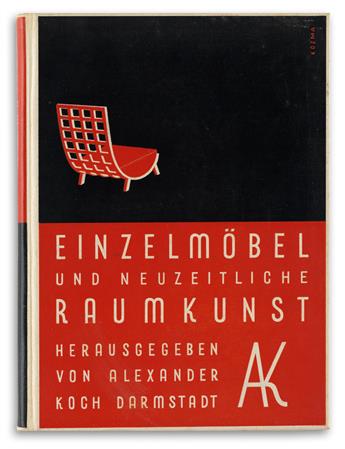 (DESIGN.) Koch, Alexander. Einzelmöbel und Neuzeitliche Raumkunst.